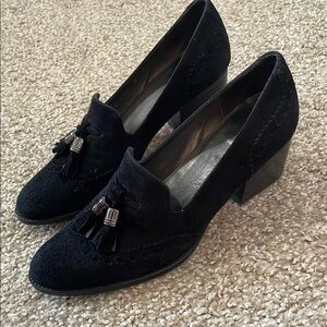 Stuart Weitzman tassel heeled shoes